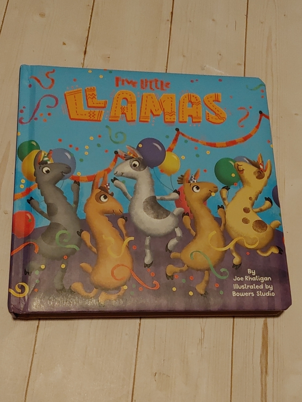 Five Little Llamas Baby Board Book Joe Rhaligan